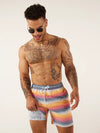 The Malibu Sunsets 7" (Classic Lined Swim Trunk) - Image 1 - Chubbies Shorts