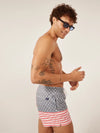 The Mericas 4" (Classic Lined Swim Trunk) - Image 3 - Chubbies Shorts