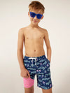 The Neon Glades (Youth Classic Lined Swim Trunk) - Image 1 - Chubbies Shorts