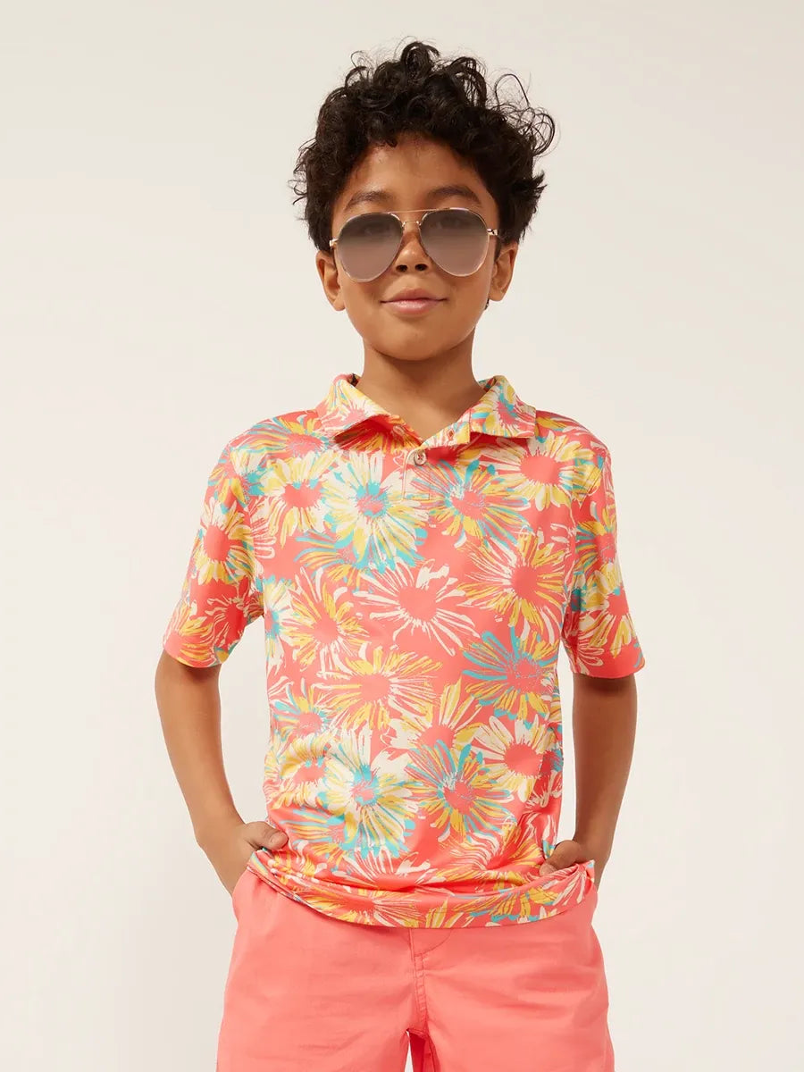 Youth performance polo shirts clearance
