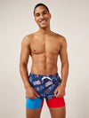 The Patriotic Lights 4" (Classic Lined Swim Trunk) - Image 1 - Chubbies Shorts