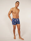 The Patriotic Lights 4" (Classic Lined Swim Trunk) - Image 5 - Chubbies Shorts