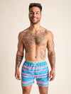 The Rainbow Statics 5.5" (Classic Swim Trunk) - Image 1 - Chubbies Shorts