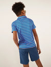 The Red, Stripe & Cool (Boys Performance Polo) - Image 2 - Chubbies Shorts