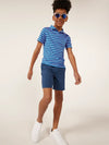 The Red, Stripe & Cool (Boys Performance Polo) - Image 5 - Chubbies Shorts