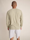 The Relaxer (L/S Non Pocket T-Shirt) - Olive Green - Image 2 - Chubbies Shorts