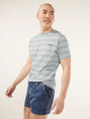 The Striper (Pocket T-Shirt) - Grey - Image 3 - Chubbies Shorts