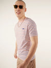 The Striper (Pocket T-Shirt) - Pink - Image 4 - Chubbies Shorts