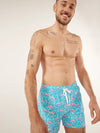 The Domingos Are For Flamingos 5.5" (Lined Classic Swim Trunk) - Image 4 - Chubbies Shorts