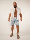 The You Drive Me Daisies 7" (Classic Lined Swim Trunk) - Image 5 - Chubbies Shorts