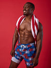 The Star Spangles 5.5" (Classic Lined Swim Trunk) - Image 1 - Chubbies Shorts