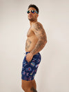The Patriotic Lights 7" (Classic Lined Swim Trunk) - Image 3 - Chubbies Shorts