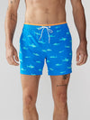 The Secret Tides 5.5" (Magic Print Classic Swim Trunk) - Image 1 - Chubbies Shorts