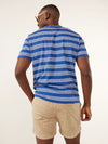 The Stripe (Pocket T-Shirt) - Navy - Image 2 - Chubbies Shorts