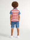 The Broad Stripes & Bright Stars (Kids Polo) - Image 2 - Chubbies Shorts