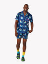 The Snooze (Satin Pajama Shirt) - Image 1 - Chubbies Shorts