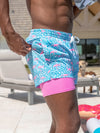 The Domingos Are For Flamingos 4" (Lined Classic Swim Trunk) - Image 6 - Chubbies Shorts
