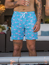 The Domingos Are For Flamingos 7" (Classic Swim Trunk) - Image 3 - Chubbies Shorts