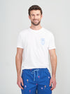 T-Shirt (Island Time - White) - Image 1 - Chubbies Shorts