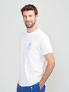 T-Shirt (Island Time - White) - Image 3 - Chubbies Shorts