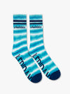 Chubbies Blue Tie Dye Stripe Socks - Image 1 - Chubbies Shorts