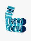 Chubbies Blue Tie Dye Stripe Socks - Image 2 - Chubbies Shorts
