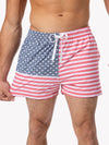 The Mericas 4" (Classic Swim Trunk) - Image 1 - Chubbies Shorts