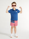 The Out of the Blue (Kids Polo) - Image 3 - Chubbies Shorts