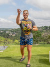 The Rainbow Roads 4" (Classic Swim Trunk) - Image 2 - Chubbies Shorts