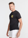 The Shady Palm (T-Shirt) - Black/Dark Grey - Image 3 - Chubbies Shorts