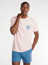 T-Shirt (TWHA Triangle - Coral) - Image 1 - Chubbies Shorts