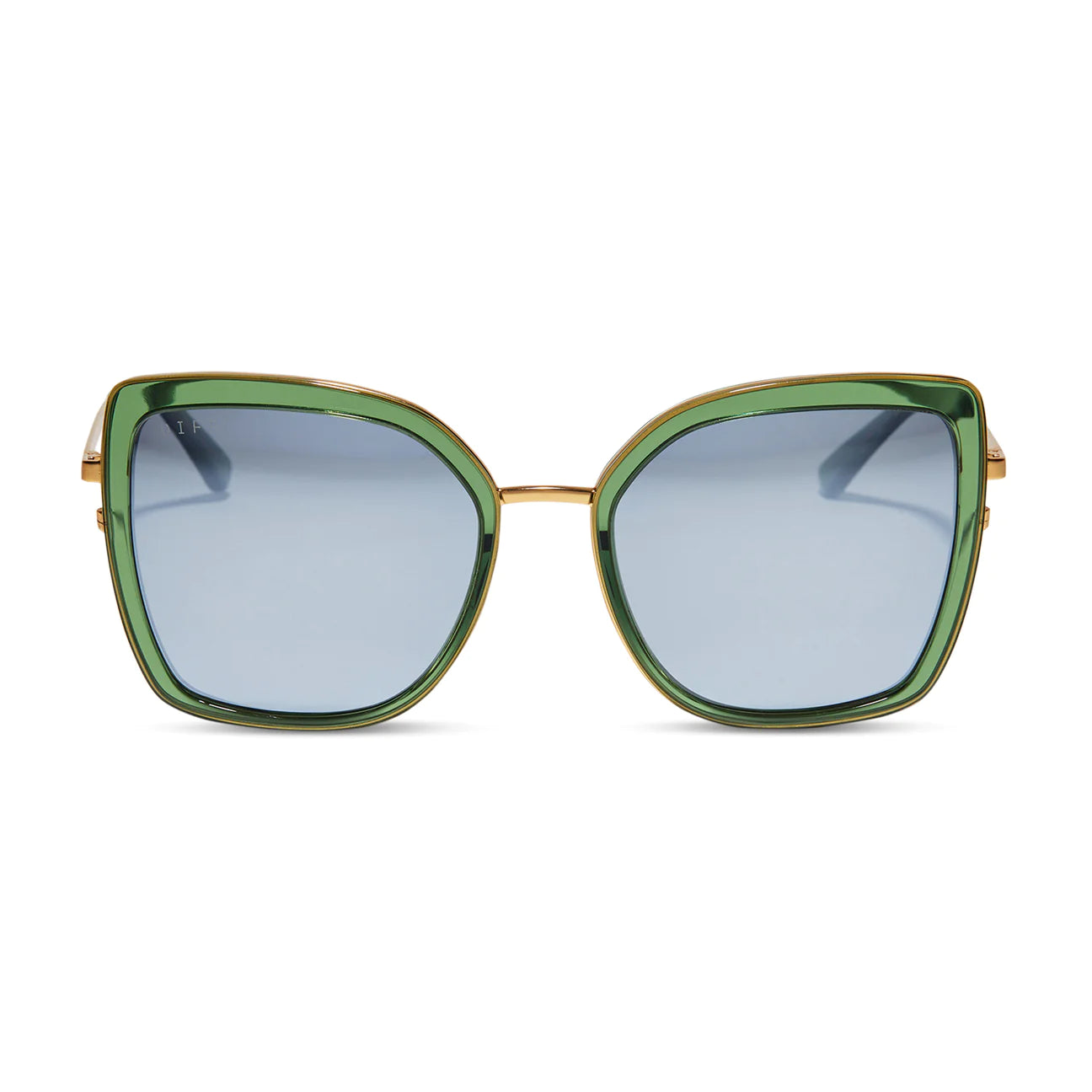 DIFF CLARISSE SAGE CRYSTAL/GREY POLARIZED