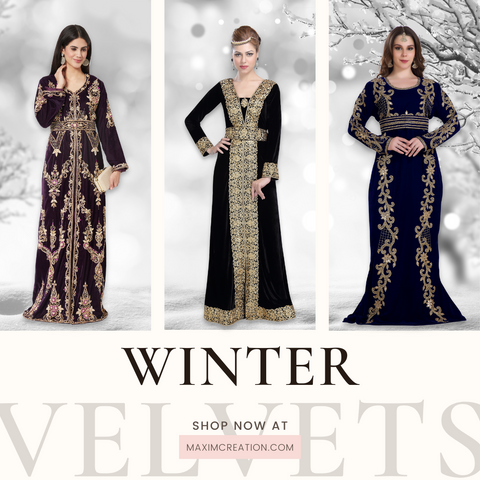 winter velvet gown dress for women