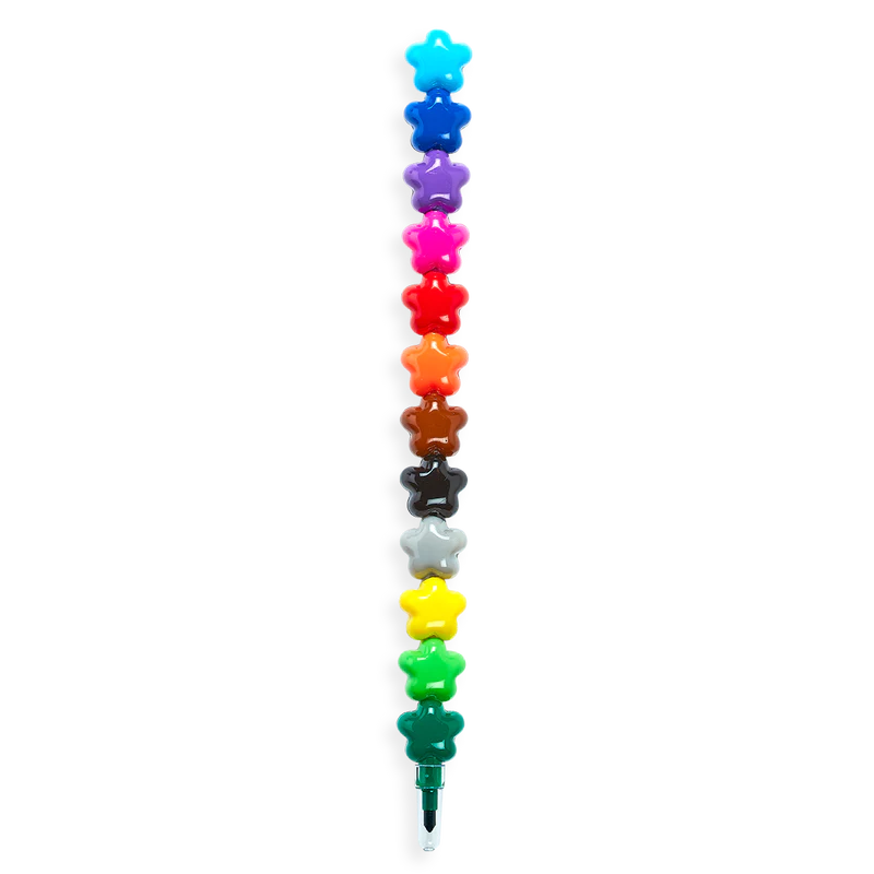 OOLY - stack of Stars Stacking Crayons - Set of 12