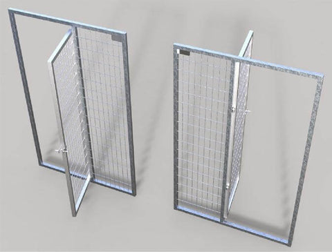 TK products kennels door assembly easily open in or out