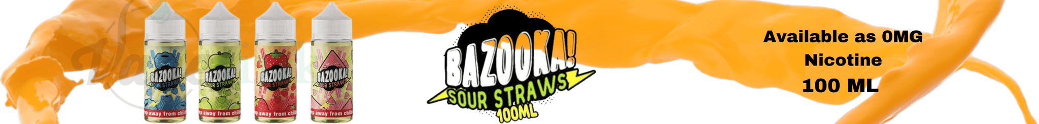 Bazooka Sour Straws E-Liquid | E Juice in Australia | Vapelink Australia | Bazooka! Sour Straws