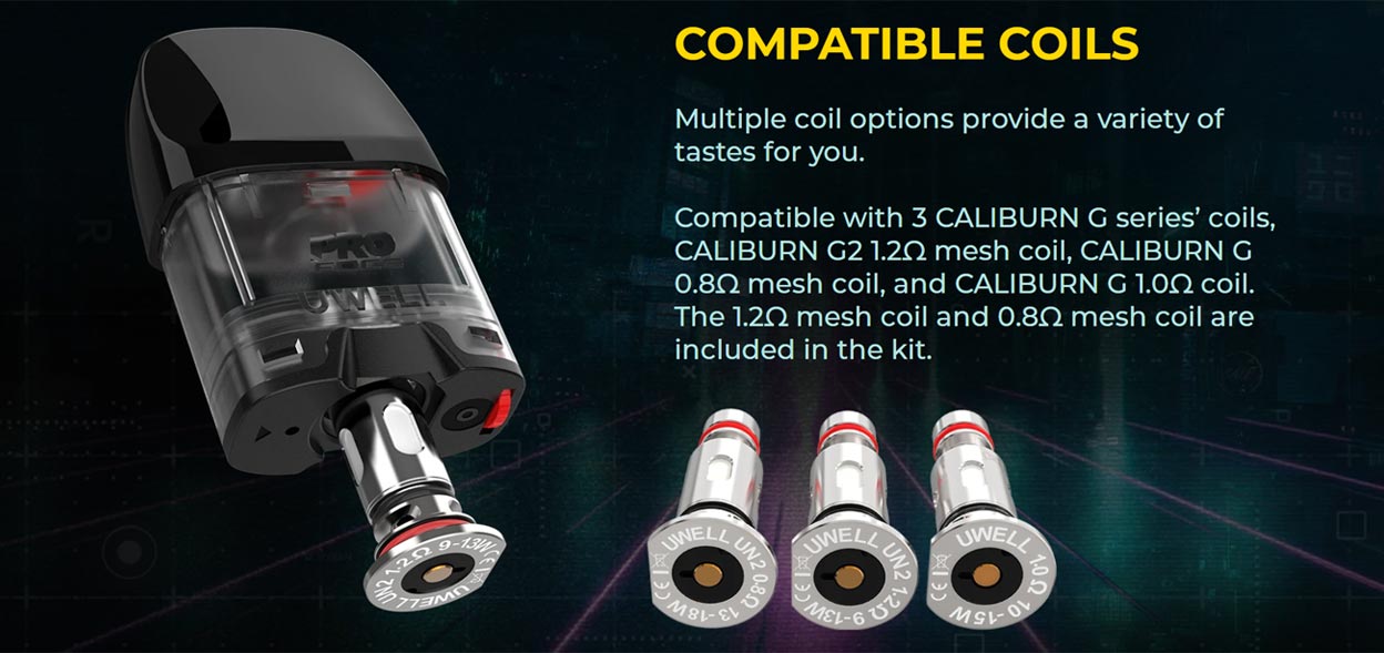 Uwell Caliburn GK2 Pod Ki - Compatible Coils - Vapelink Vape Shop Australia