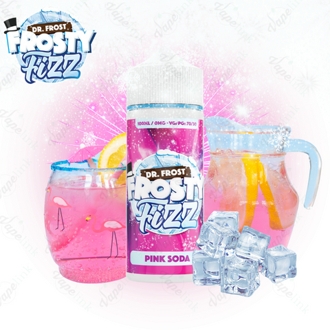 Dr Frost Frosty Fizz - Pink Soda 100ml vapelink.com.au