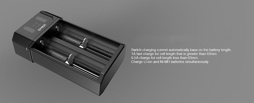 Efest Mega USB Charger Automatic Charge - Vapelink Vape Shop Australia