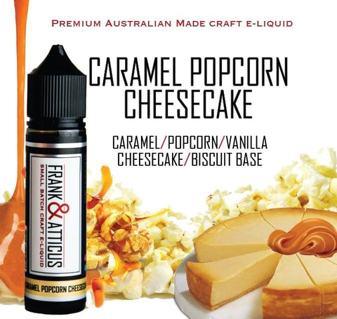 Caramel Popcorn Cheesecake by Frank & Atticus E-Liquids 60ml