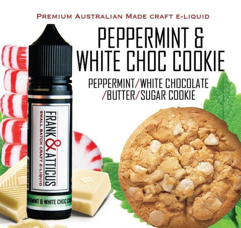 Peppermint & White Choc Cookie by Frank & Atticus E-Liquids 60ml
