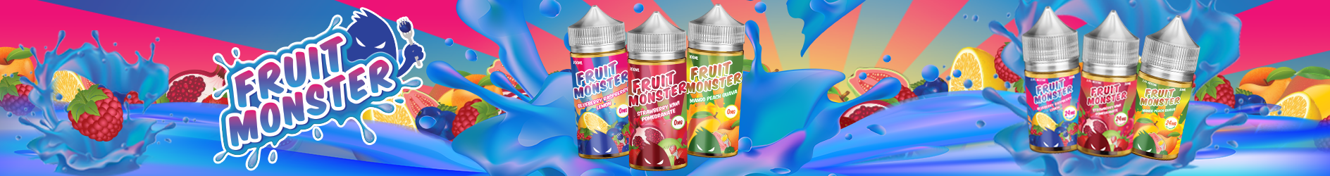 Fruit Monster E-Liquids Banner