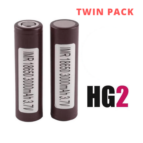 HG2 Batteries For Vape - Twin Battery - Vapelink Vape Shop Australia