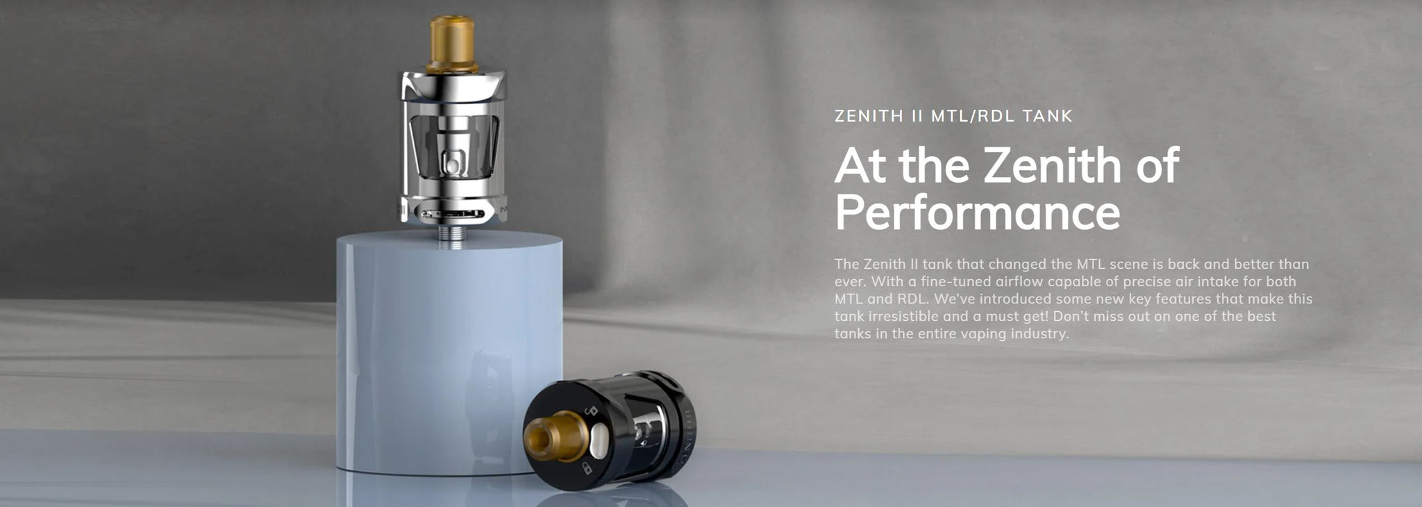 Innokin Zenith II (Zenith 2) MTL Tank Atomiser 5.5ml | Vapelink Australia