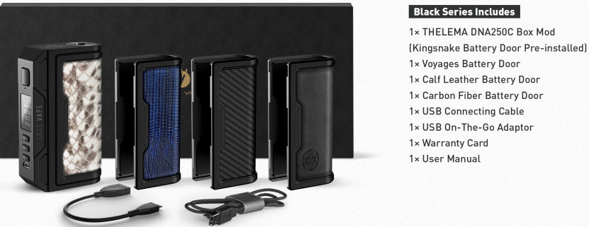 Lost Vape Thelema DNA250C Box Mod (Gift Box)-Black Edition