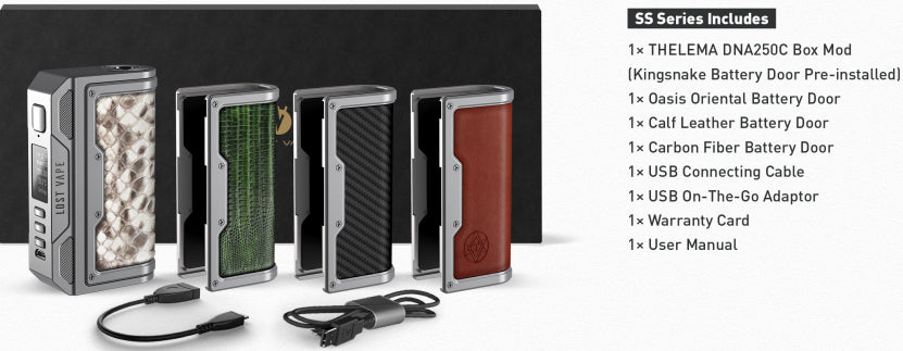 Lost Vape Thelema DNA250C Box Mod (Gift Box)-Stainless Steel Edition