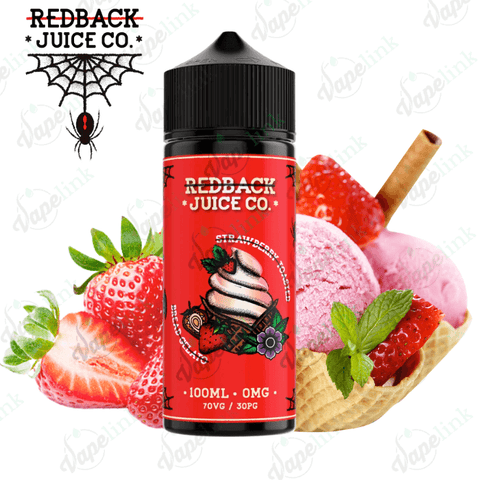 Redback Juice Co. - Strawberry Toasted Bread Gelato 100ml