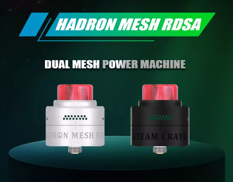 Steam Crave Hadron Mesh RDSA 30mm - Vapelink Vape Shop Australia