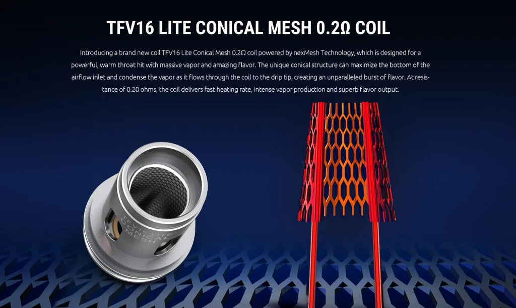 Smok TFV16 Lite Conical Mesh Coils | Vapelink Australia