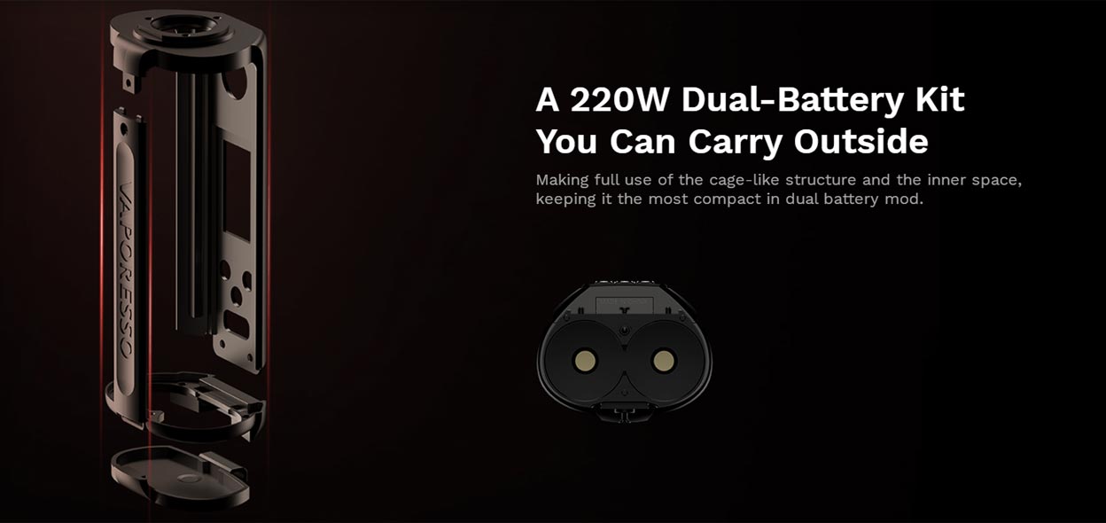 Vaporesso Target 200 Kit With 2 x 18650 Batteries